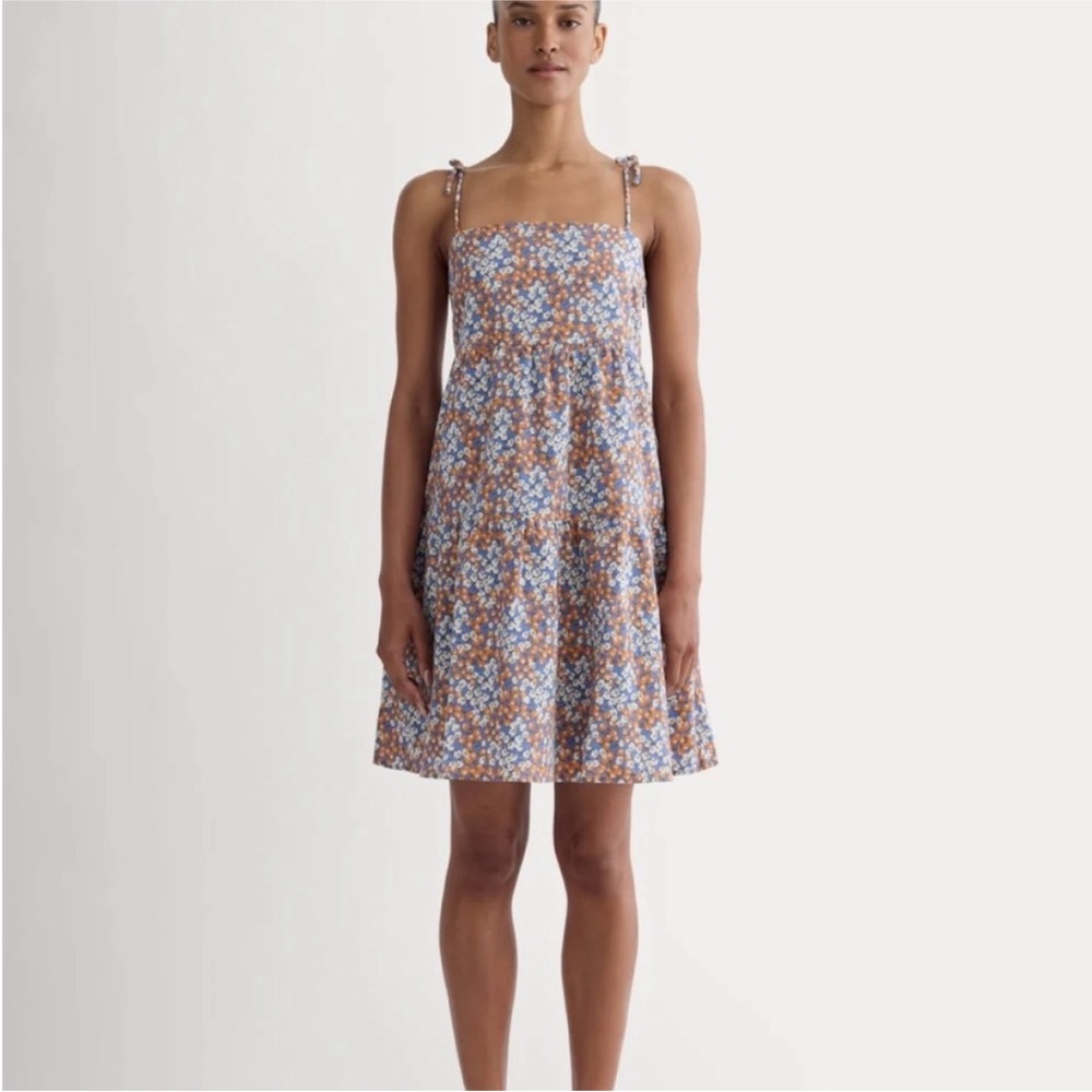 Floral Tie-Shoulder Sundress